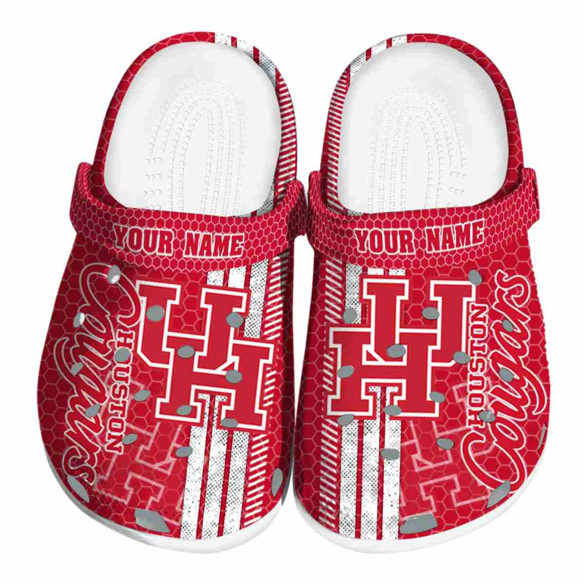 Houston Cougars NCAA Sport Crocs Crocband Clogs Shoes Comfortable For Men Women and Kids