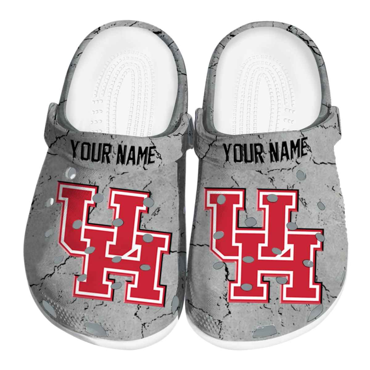 Houston Cougars NCAA Sport Crocs Crocband Clogs Shoes Comfortable For Men Women and Kids