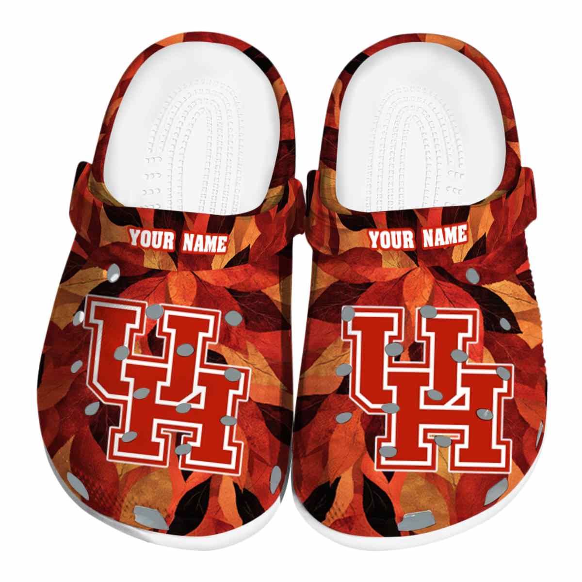 Houston Cougars NCAA Sport Crocs Crocband Clogs Shoes Comfortable For Men Women and Kids