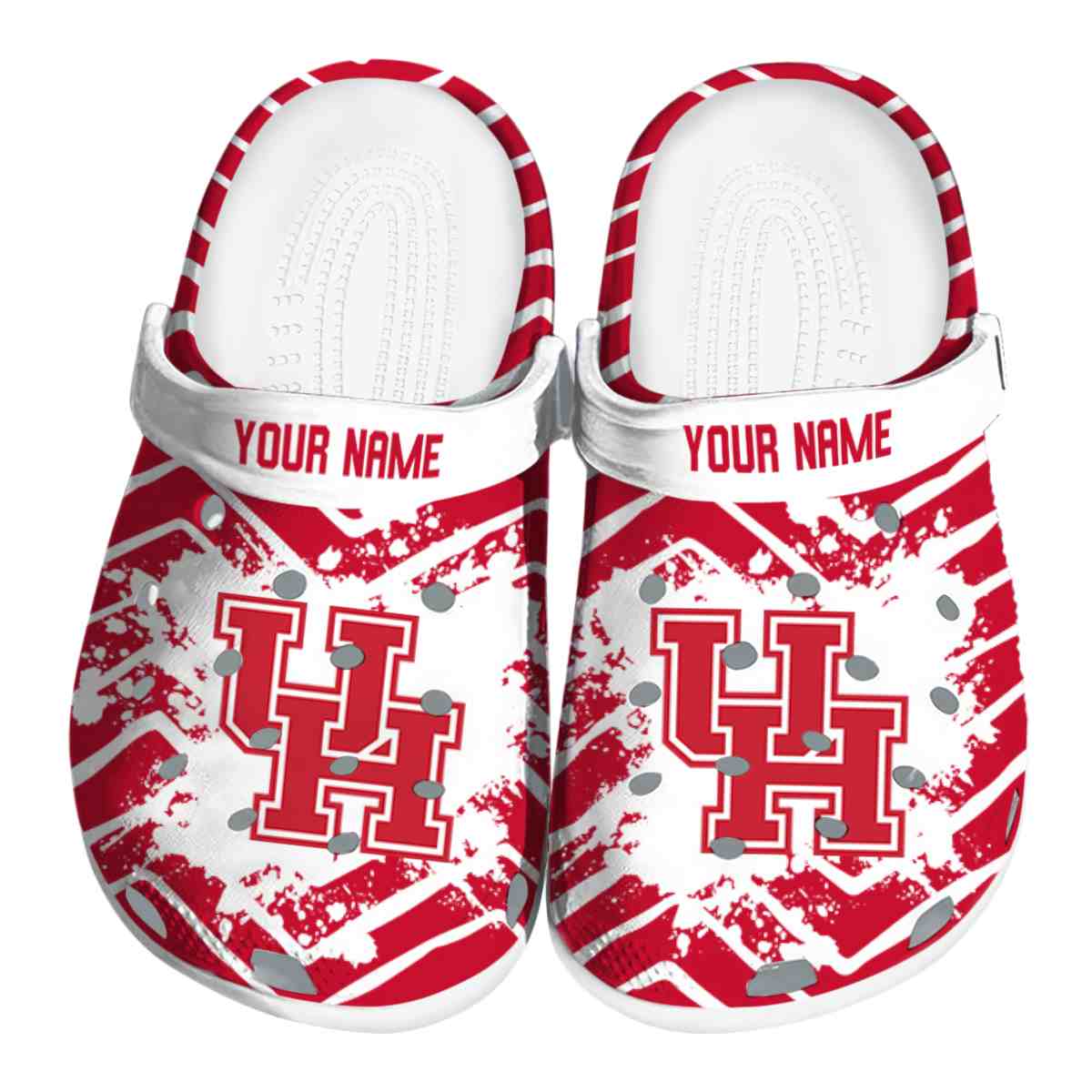 Houston Cougars NCAA Sport Crocs Crocband Clogs Shoes Comfortable For Men Women and Kids
