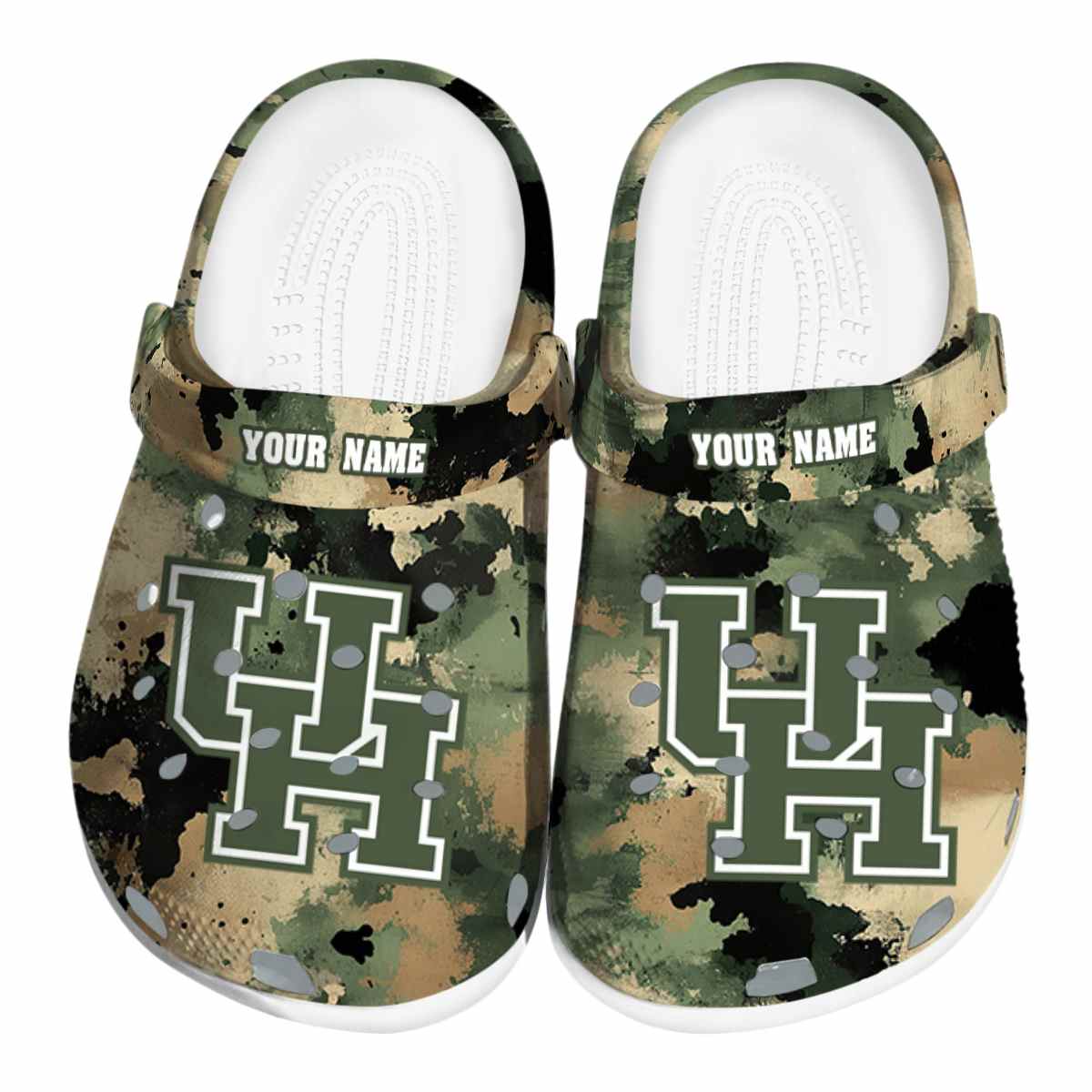Houston Cougars NCAA Sport Crocs Crocband Clogs Shoes Comfortable For Men Women and Kids
