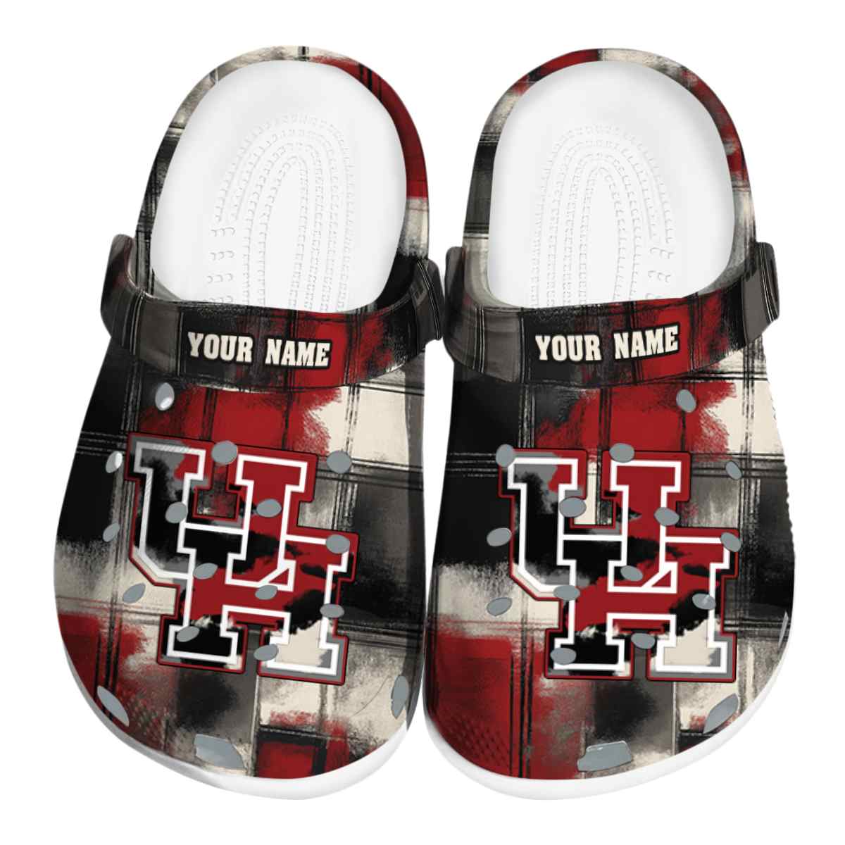 Houston Cougars NCAA Sport Crocs Crocband Clogs Shoes Comfortable For Men Women and Kids