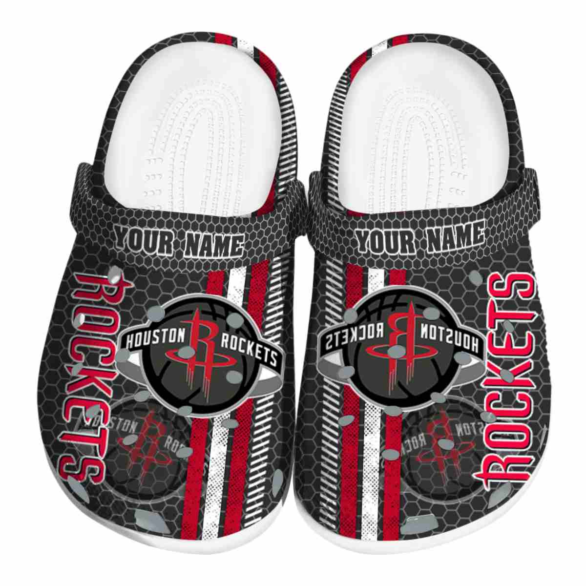 Houston Rockets NBA Sport Crocs Crocband Clogs Shoes Comfortable For Men Women and Kids