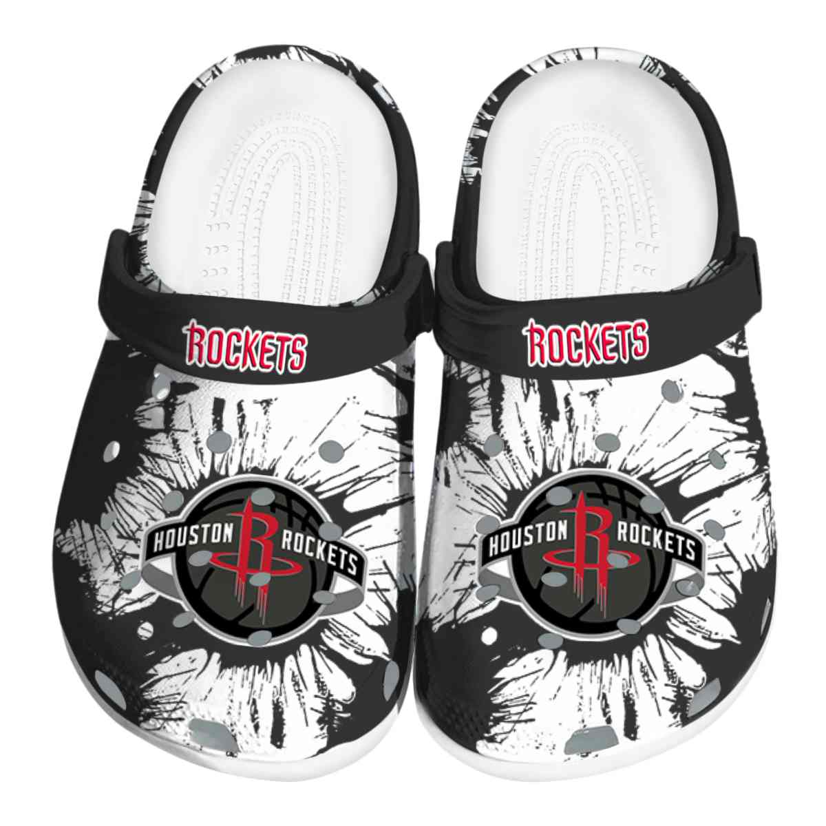 Houston Rockets NBA Sport Crocs Crocband Clogs Shoes Comfortable For Men Women and Kids