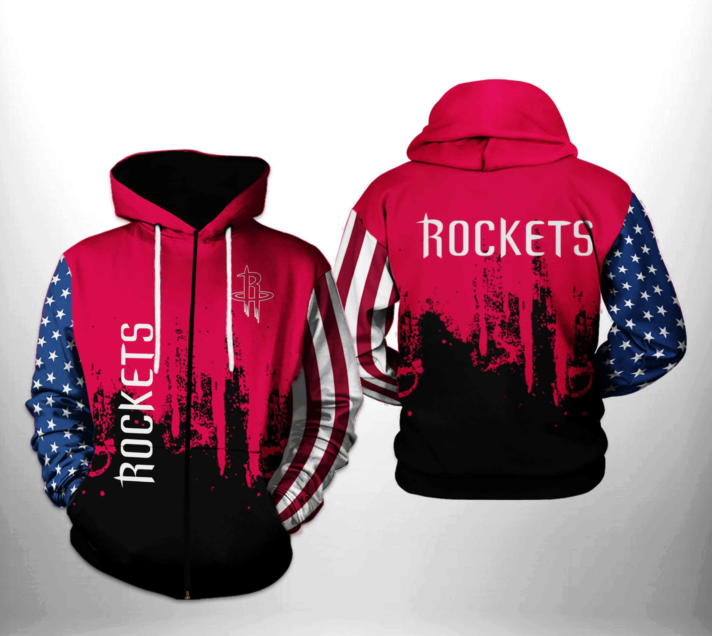 Houston Rockets NBA Team US 3D All Over Print Hoodie, Zip Hoodie