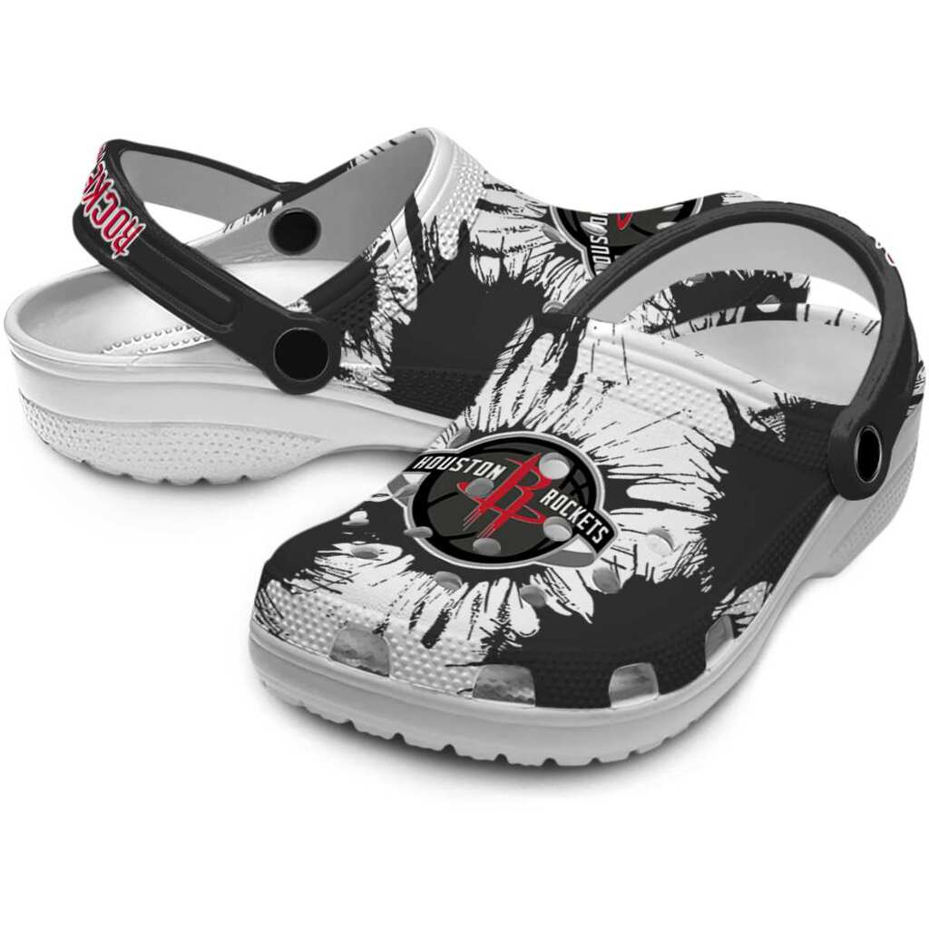 Houston Rockets Splatter Graphics ClogTVC1801684 - Image 3