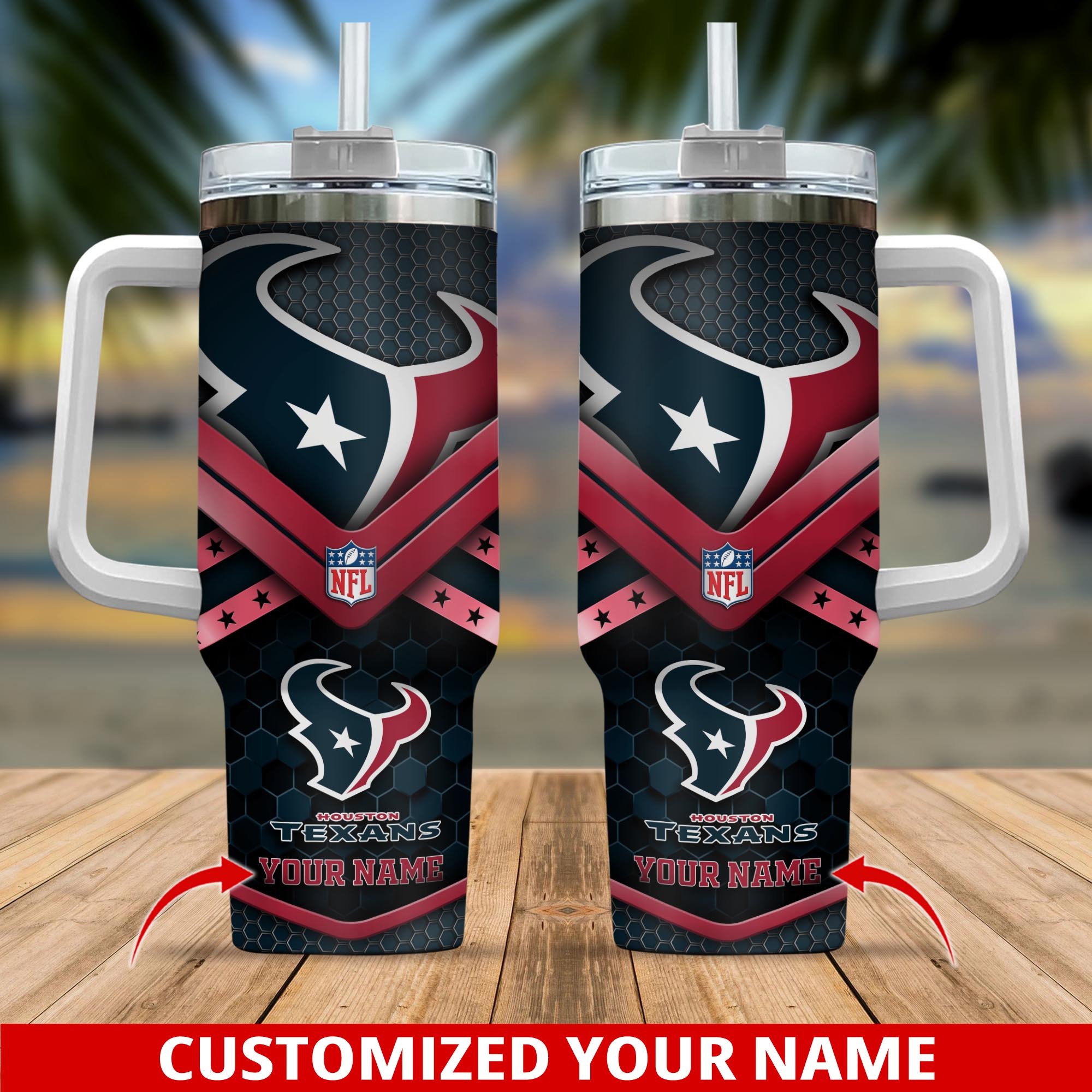 Houston Texans NFL Custom Stanley Cup 40 oz 30 oz Tumbler With HandleTVC2301191