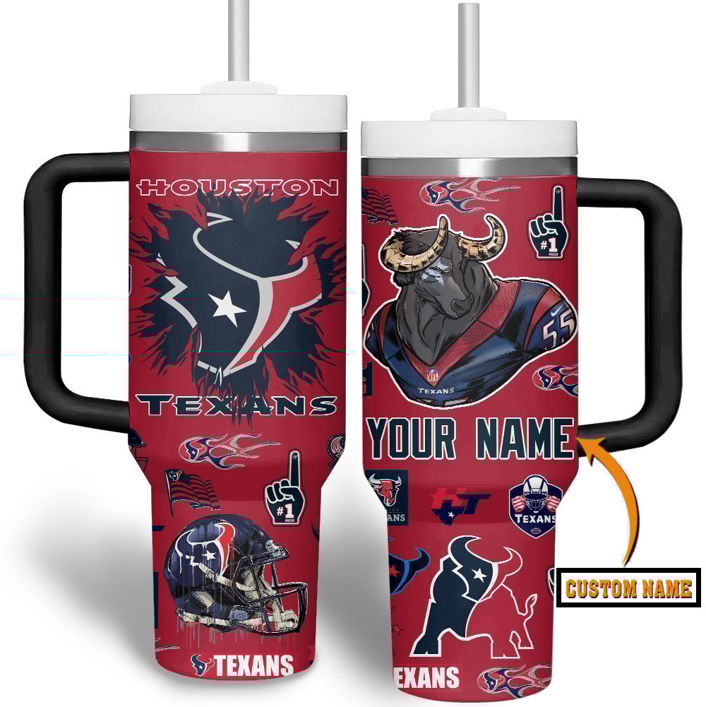 Houston Texans NFL Custom Stanley Cup 40 oz 30 oz Tumbler With HandleTVC2301510