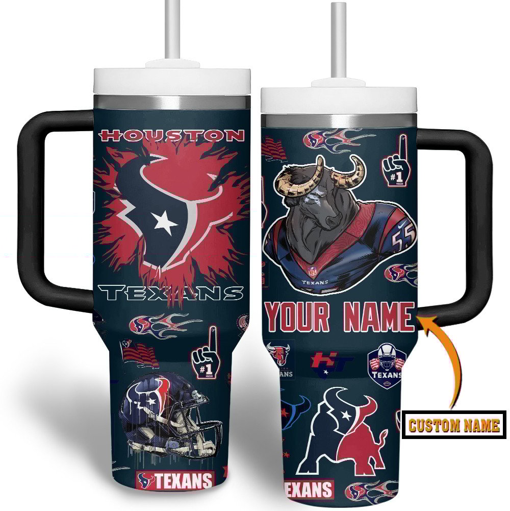 Houston Texans NFL Custom Stanley Cup 40 oz 30 oz Tumbler With HandleTVC2301510