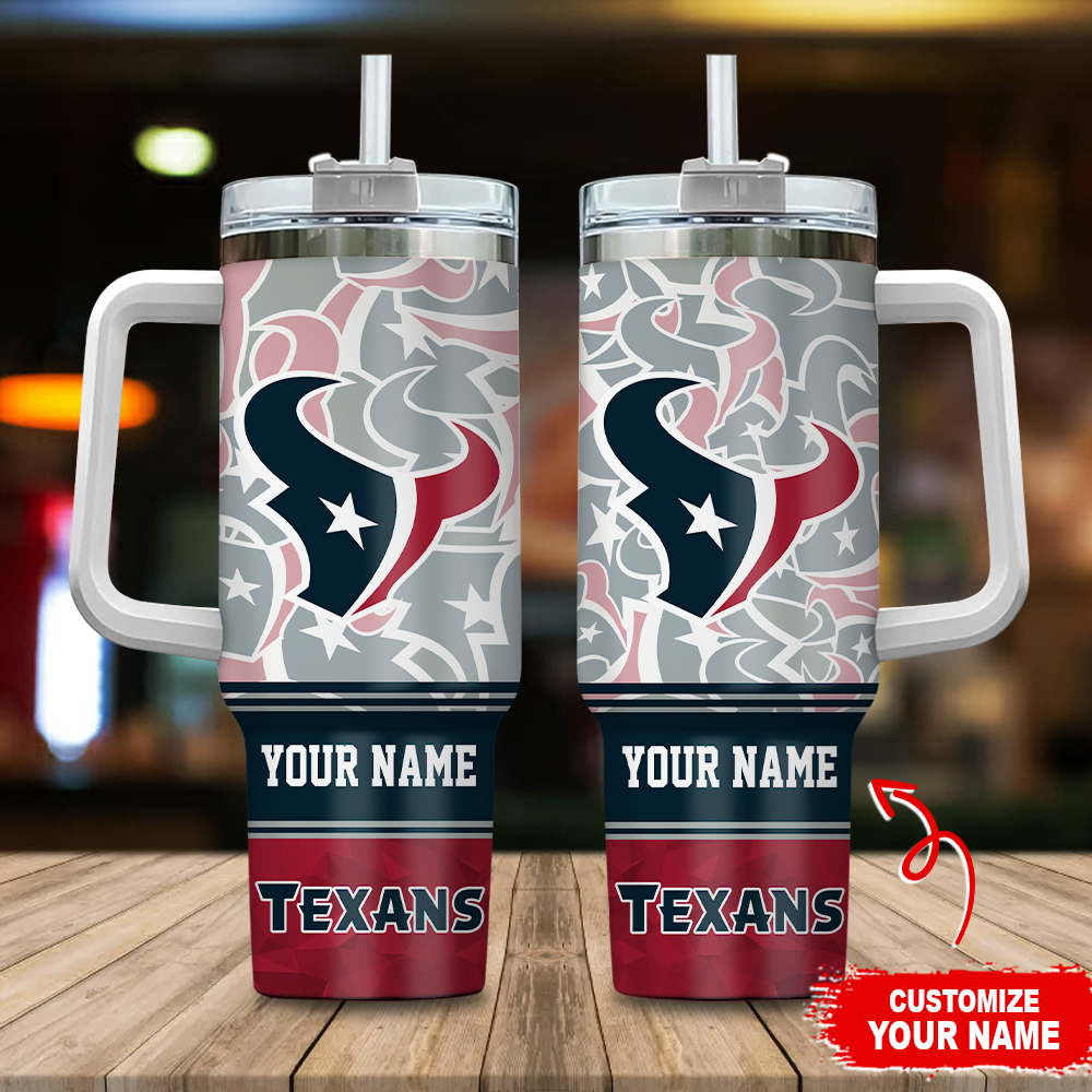 Houston Texans NFL Custom Stanley Cup 40 oz 30 oz Tumbler With HandleTVC230158
