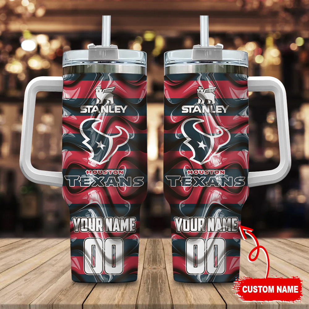 Houston Texans NFL Custom Stanley Cup 40 oz 30 oz Tumbler With HandleTVC230171