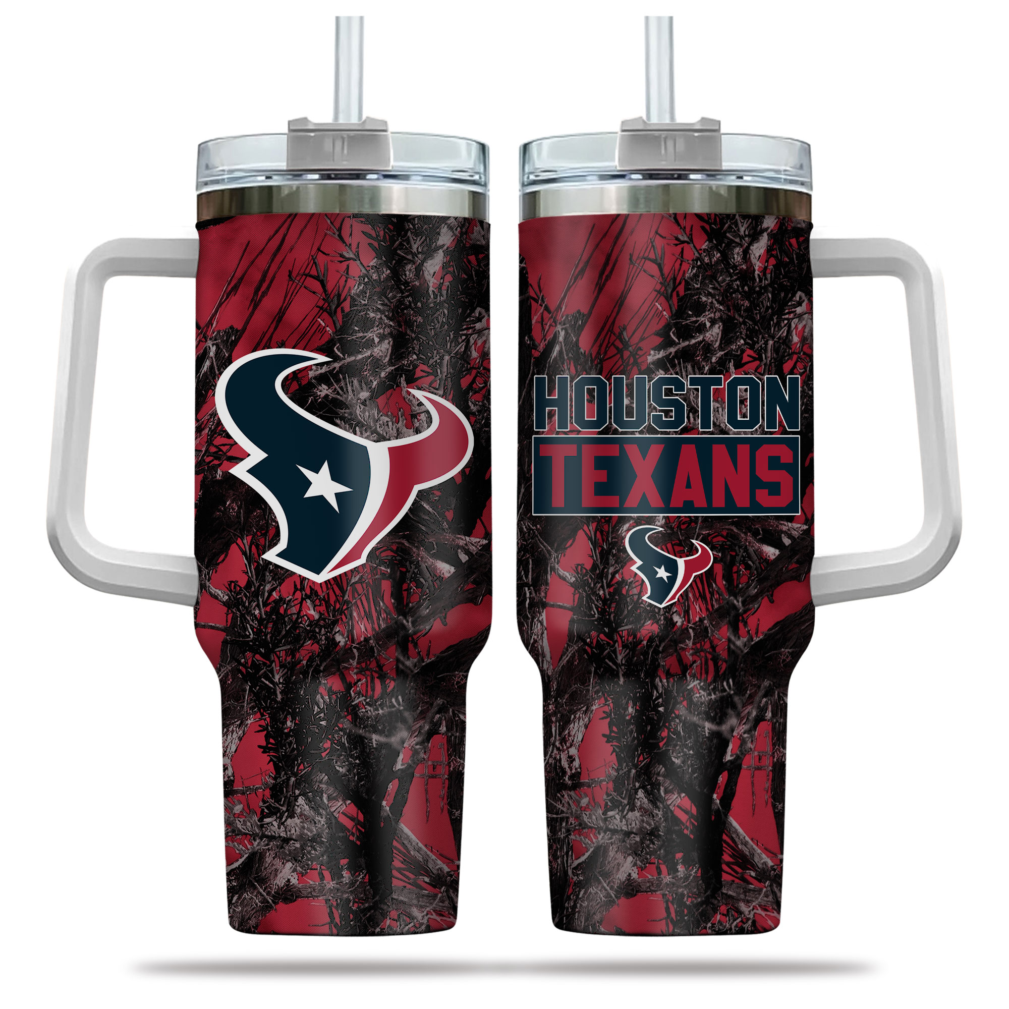 Houston Texans NFL Hunting Custom Stanley Cup 40 oz 30 oz Tumbler With HandleTVC230182