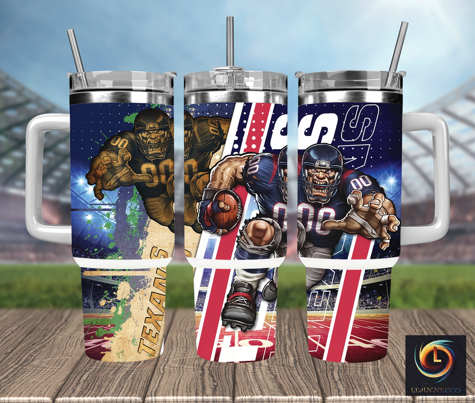 Houston Texans NFL Mascot Custom Stanley Cup 40 oz 30 oz Tumbler With HandleTVC2301998