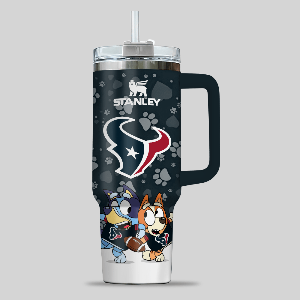 Houston Texans NFL x Bluey Custom Stanley Cup 40 oz 30 oz Tumbler With HandleTVC2301124 - Image 3
