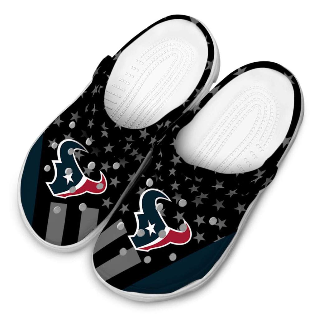 Houston Texans Stellar Stripes Theme ClogTVC1801996 - Image 4