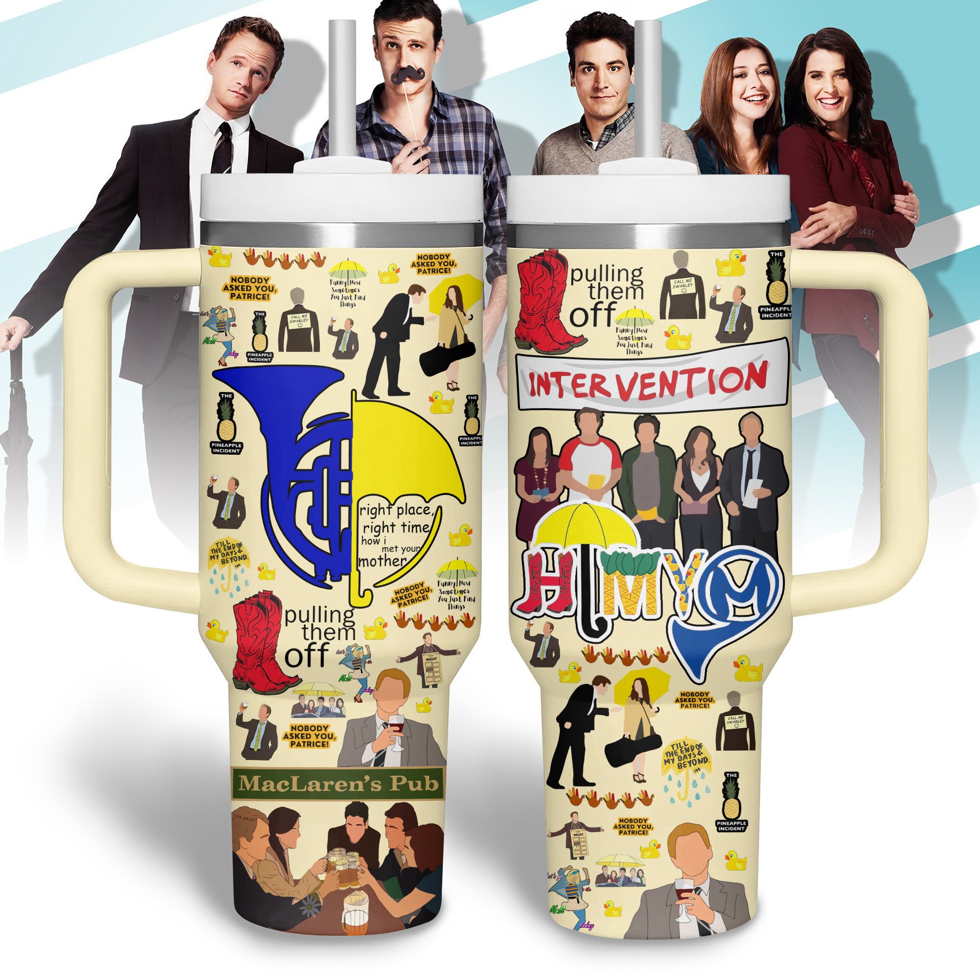 How I Met Your Mother TV Series Custom Stanley Cup 40 oz 30 oz Tumbler With HandleTVC2301737