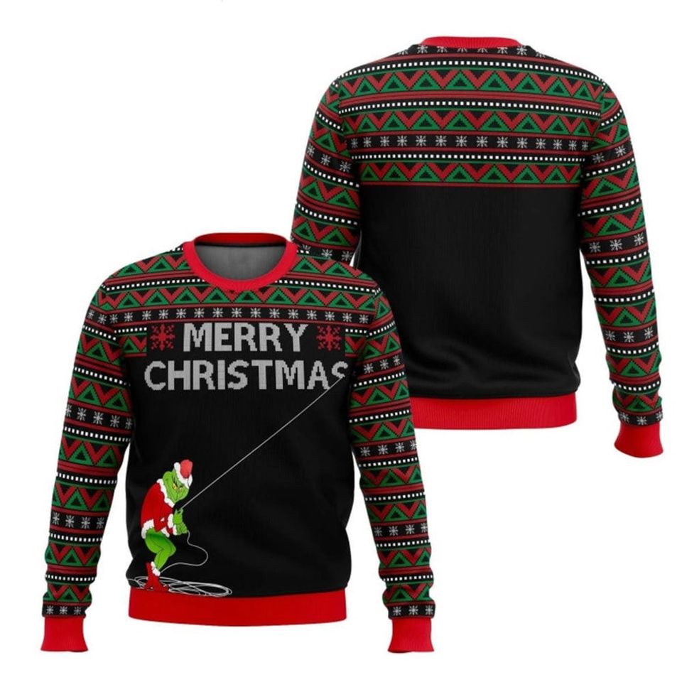 How The funny character Stole Christmas Ugly Sweater, The funny character Ugly Christmas Sweater