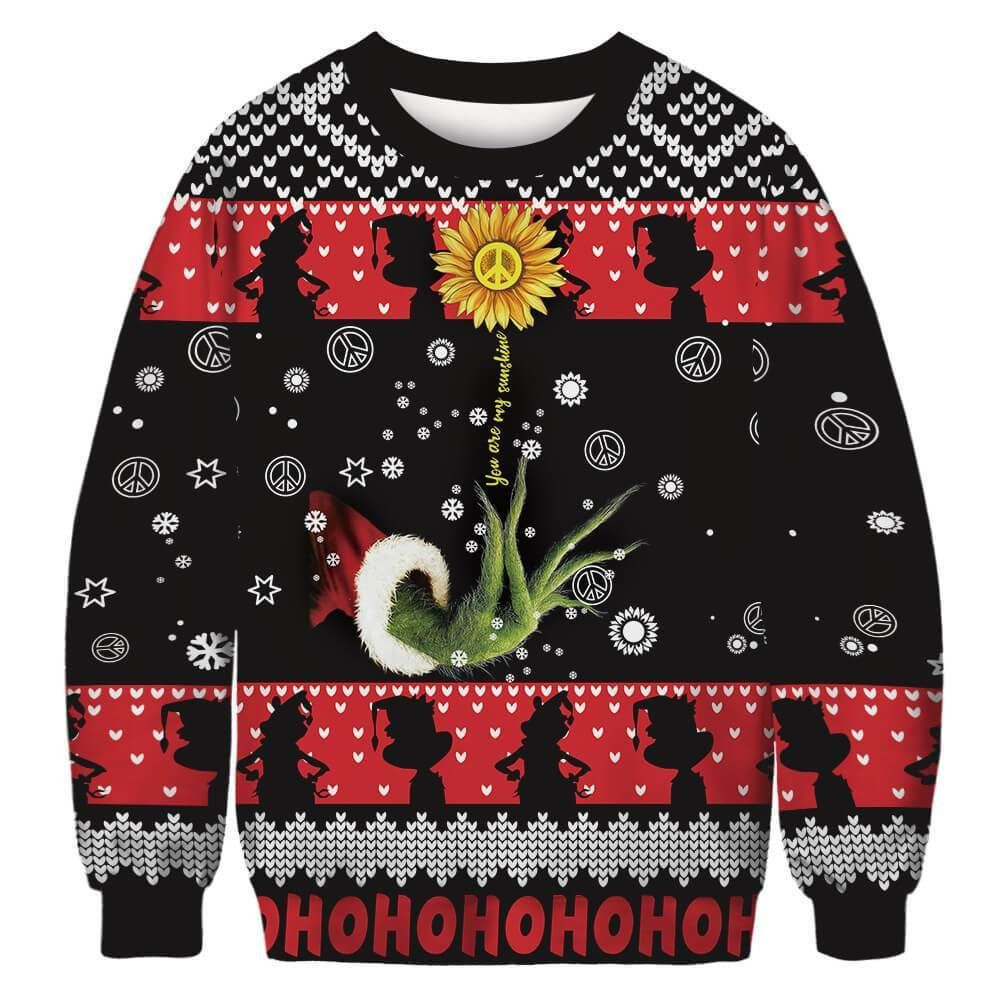 How The Grinch Stole Christmas Ugly Christmas Sweater Adult 3D Funny Matching for family