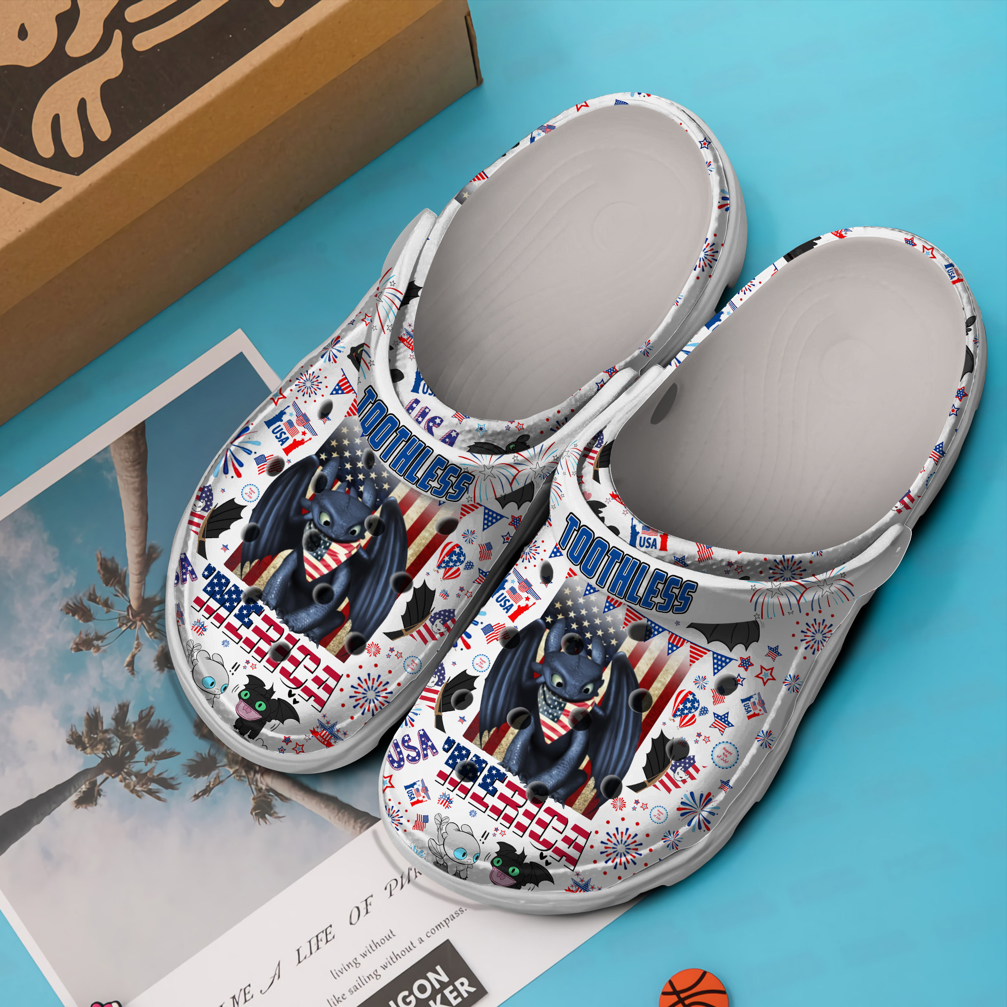 How To Train Your Dragon Cartoon Crocs Crocband Clogs Shoes Comfortable For Men Women and Kids - Image 2