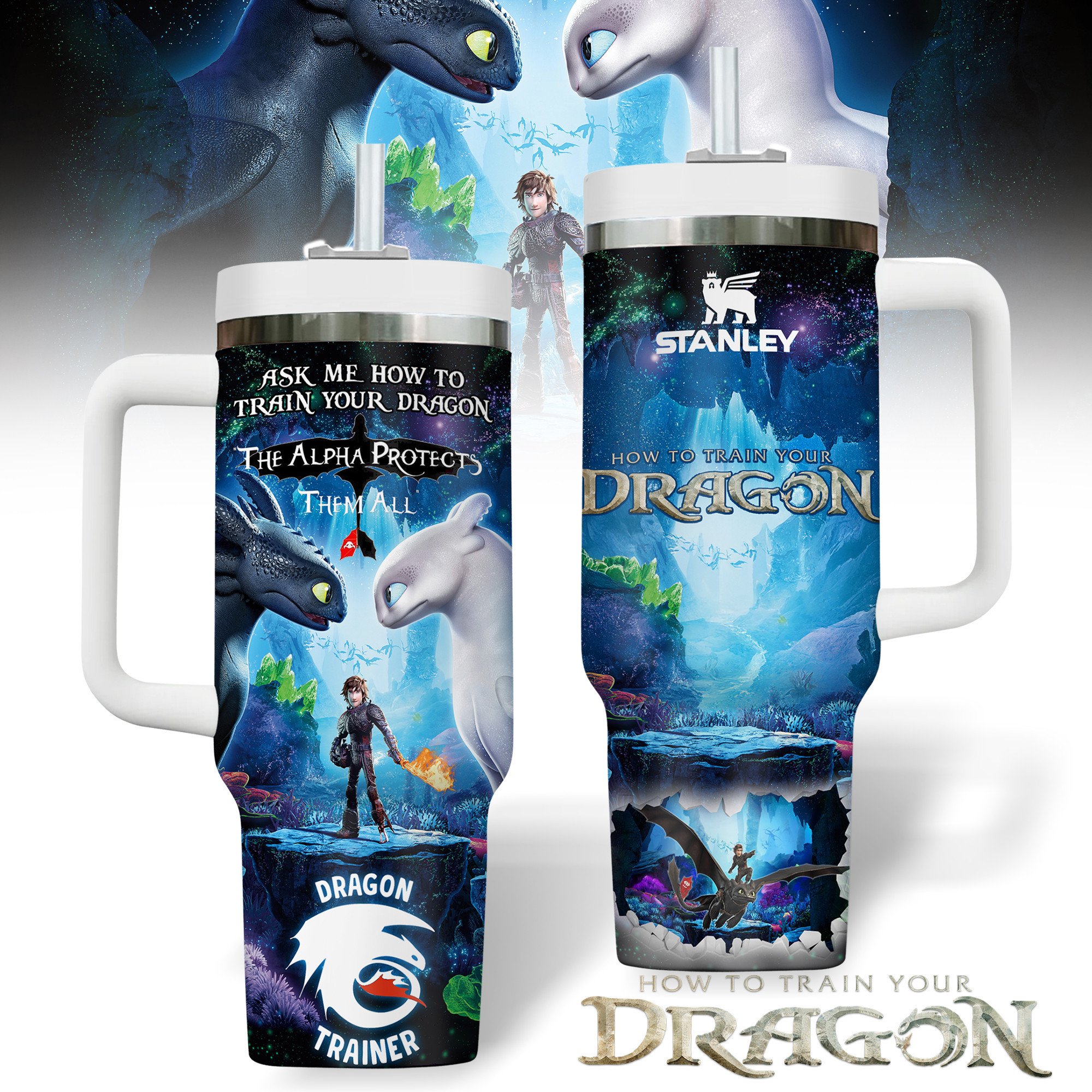 How to Train Your Dragon Movies Custom Stanley Cup 40 oz 30 oz Tumbler With HandleTVC2301178
