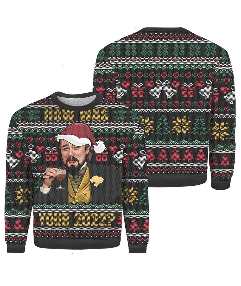 How Was Your 2022 Leonardo DiCaprio Ugly Knitted Christmas Sweater