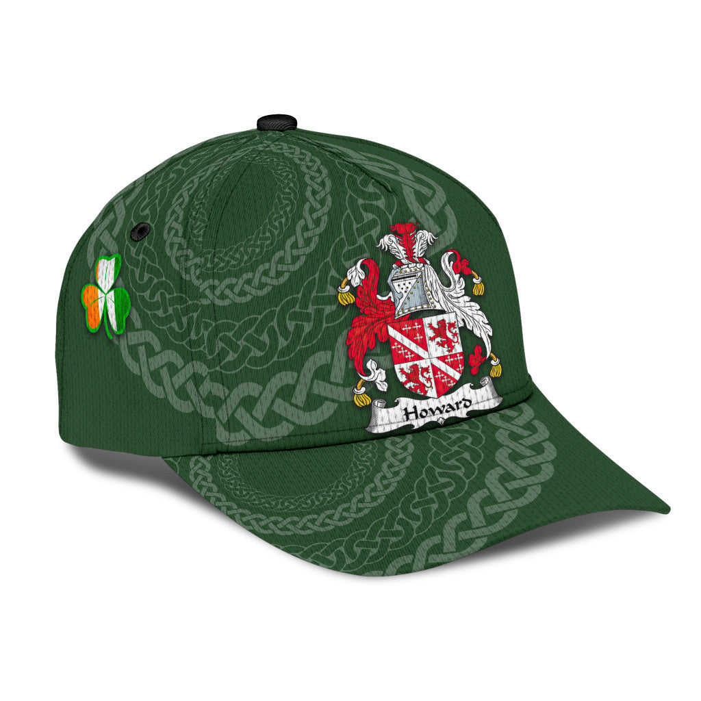 Howard Coat Of Arms - Irish Family Crest St Patrick's Day Hat Classic Cap Trucker Hats Custom Hats Gifts For Men & Women