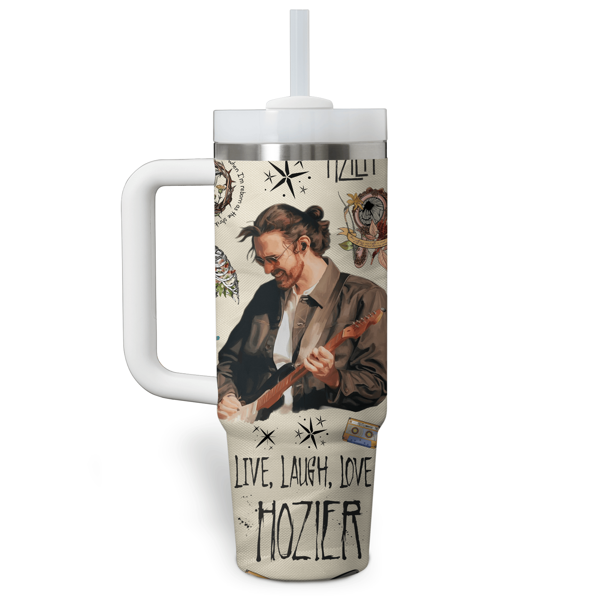 Hozier Music Custom Stanley Cup 40 oz 30 oz Tumbler With HandleTVC2301524 - Image 2