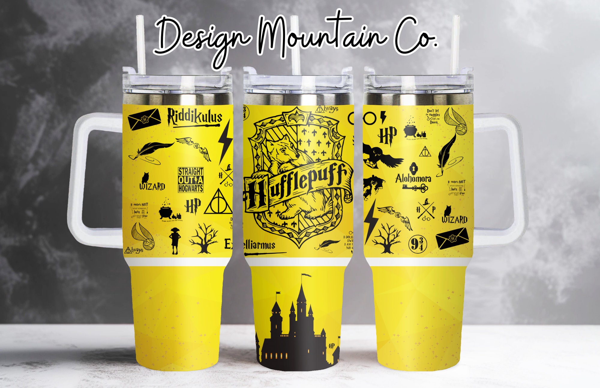 Hufflepuff Harry Potter Movies Custom Stanley Cup 40 oz 30 oz Tumbler With HandleTVC2301914