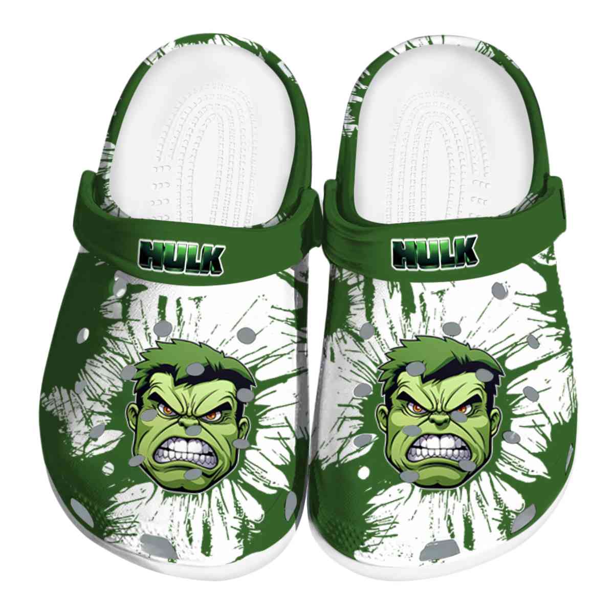 Hulk Movie Crocs Crocband Clogs Shoes Comfortable For Men Women and Kids
