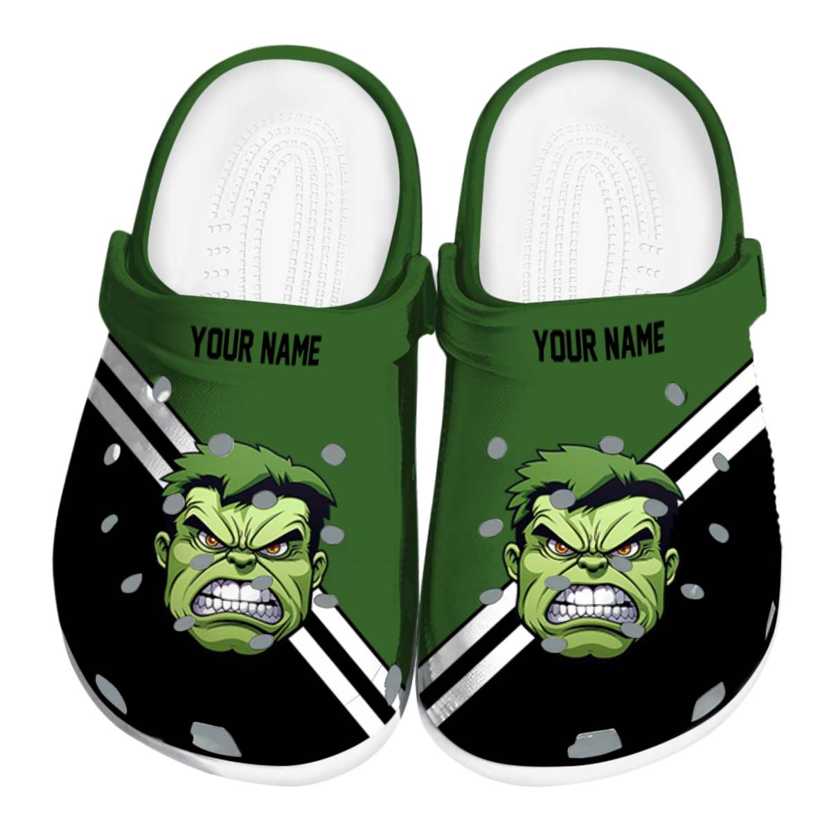 Hulk Movie Crocs Crocband Clogs Shoes Comfortable For Men Women and Kids