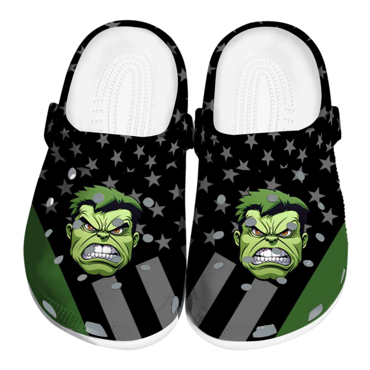 Hulk Movie Crocs Crocband Clogs Shoes Comfortable For Men Women and Kids