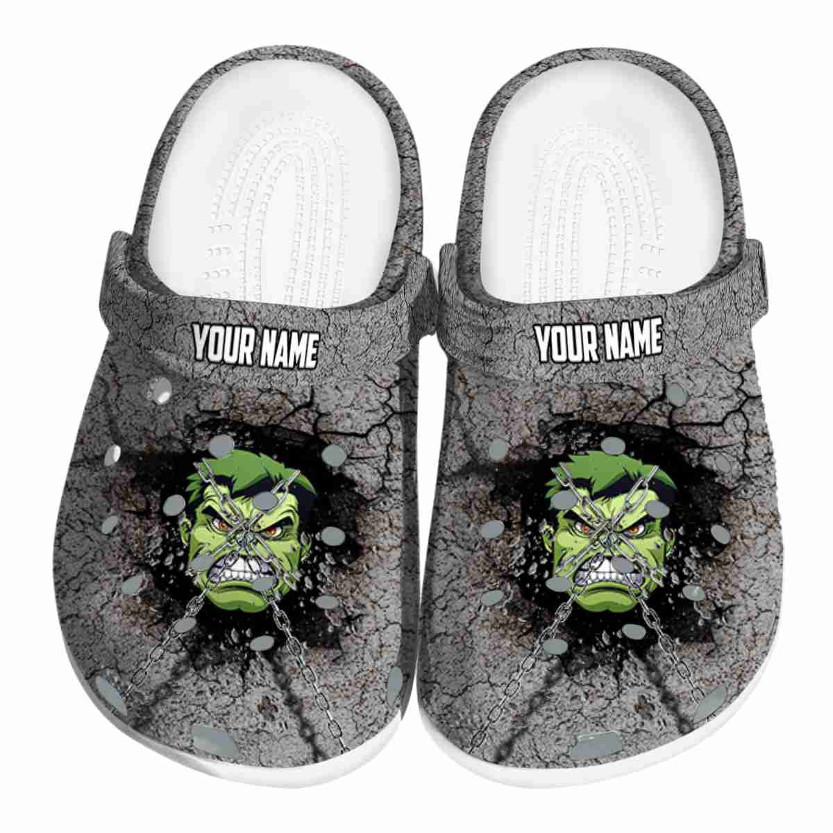 Hulk Movie Crocs Crocband Clogs Shoes Comfortable For Men Women and Kids