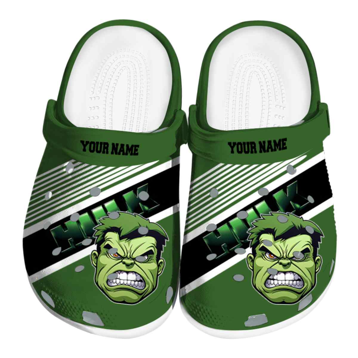 Hulk Movie Crocs Crocband Clogs Shoes Comfortable For Men Women and Kids