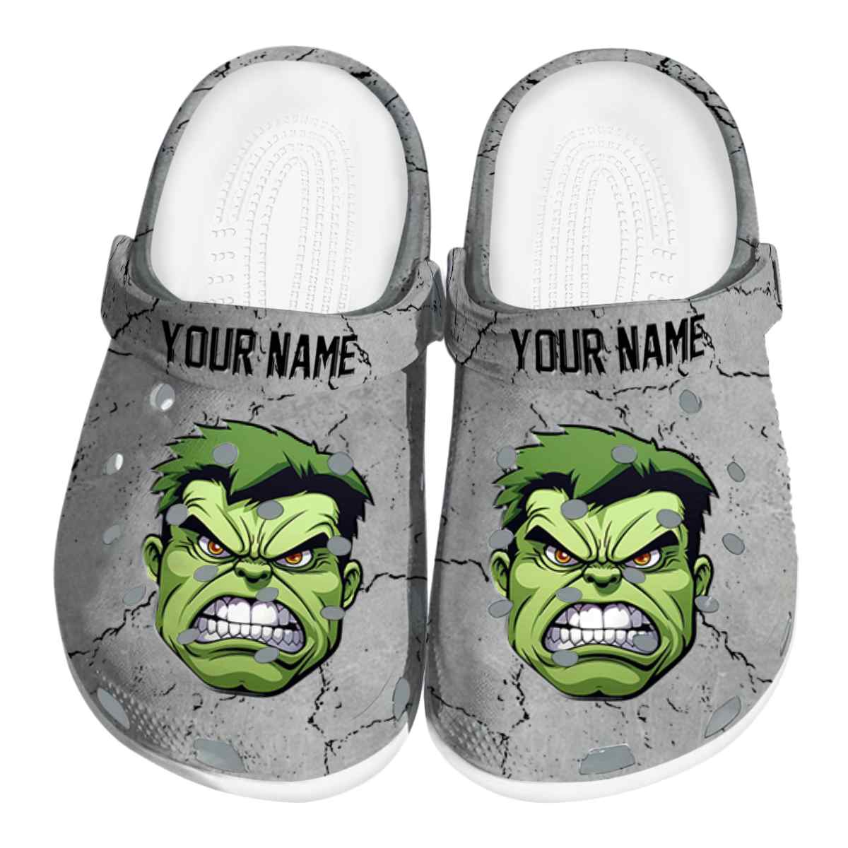 Hulk Movie Crocs Crocband Clogs Shoes Comfortable For Men Women and Kids