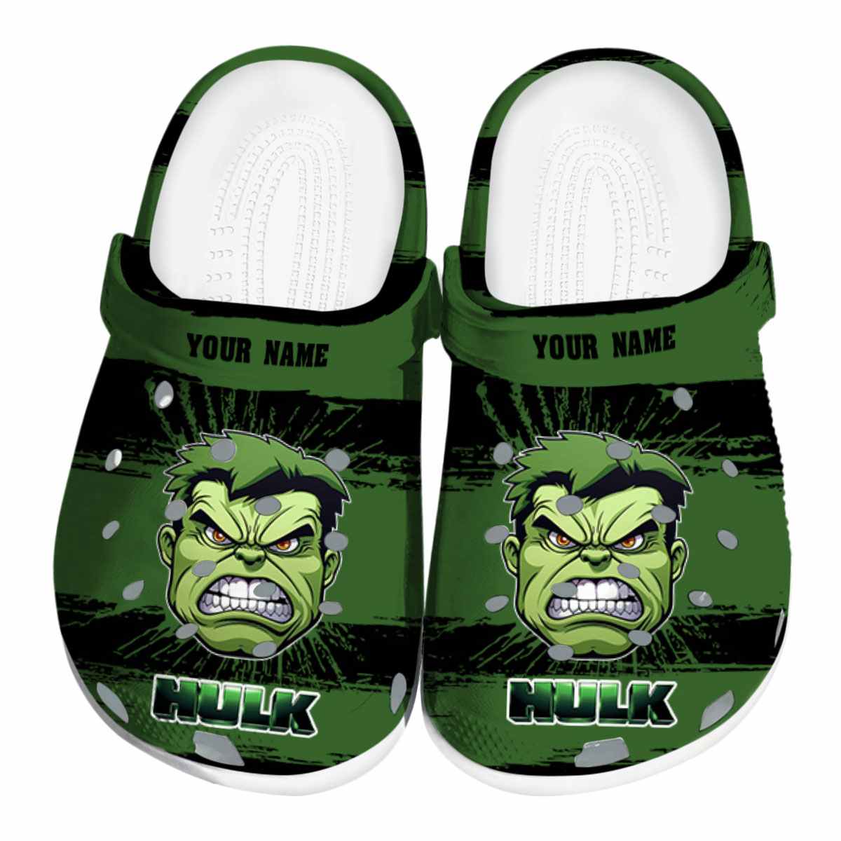 Hulk Movie Crocs Crocband Clogs Shoes Comfortable For Men Women and Kids