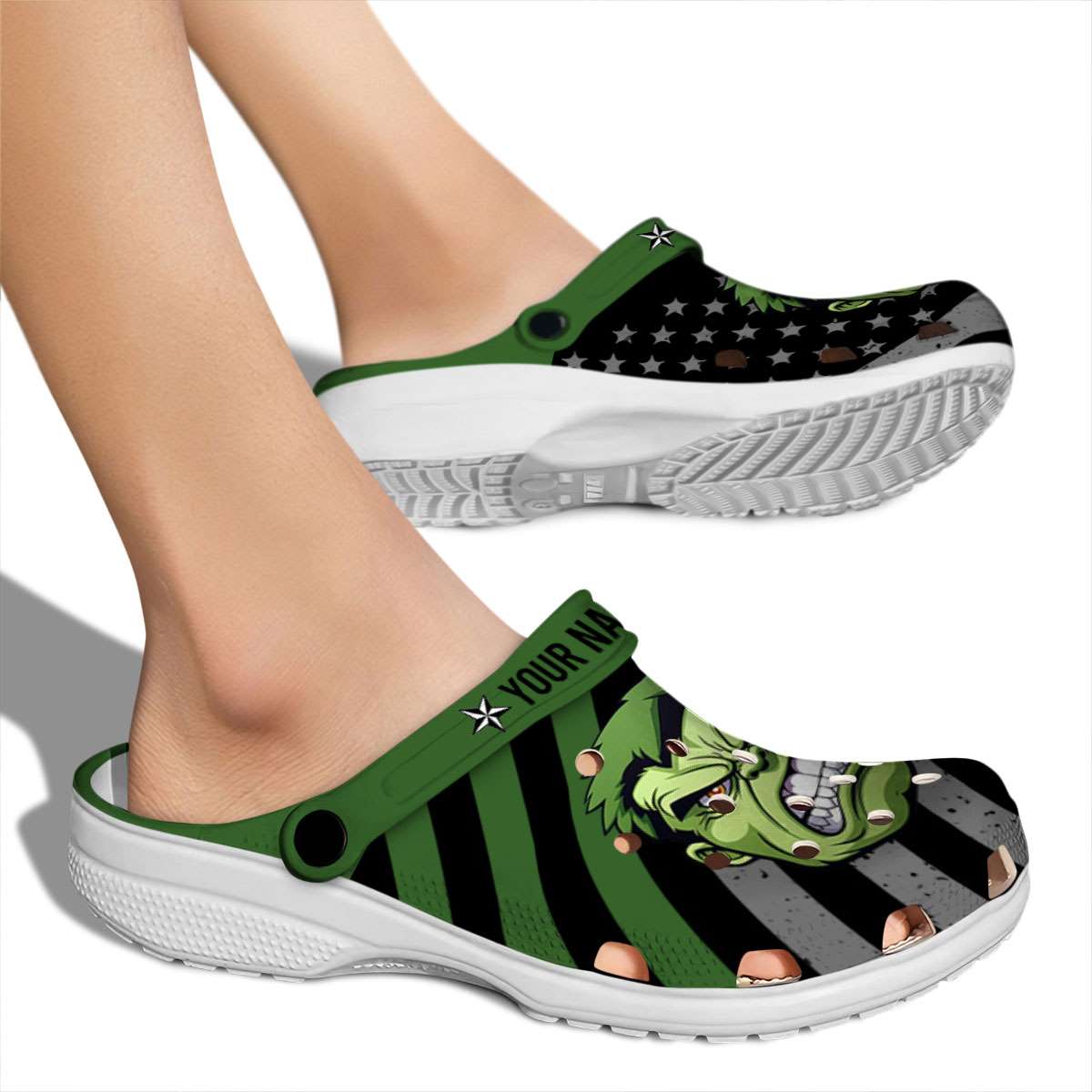 Hulk Movie Crocs Crocband Clogs Shoes Comfortable For Men Women and Kids