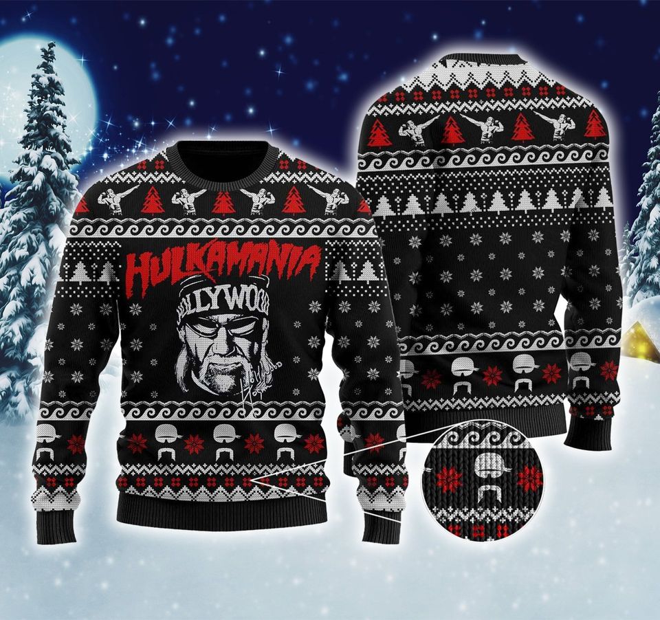 Hulkamania Ugly Christmas Sweater