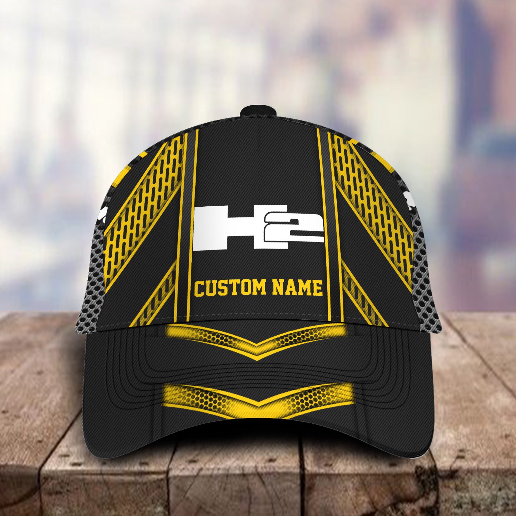 Hummer H2 3D Classic Cap Hat Personalized Name For Men Women Trucker Hats Custom Hats Gifts For Men & Women