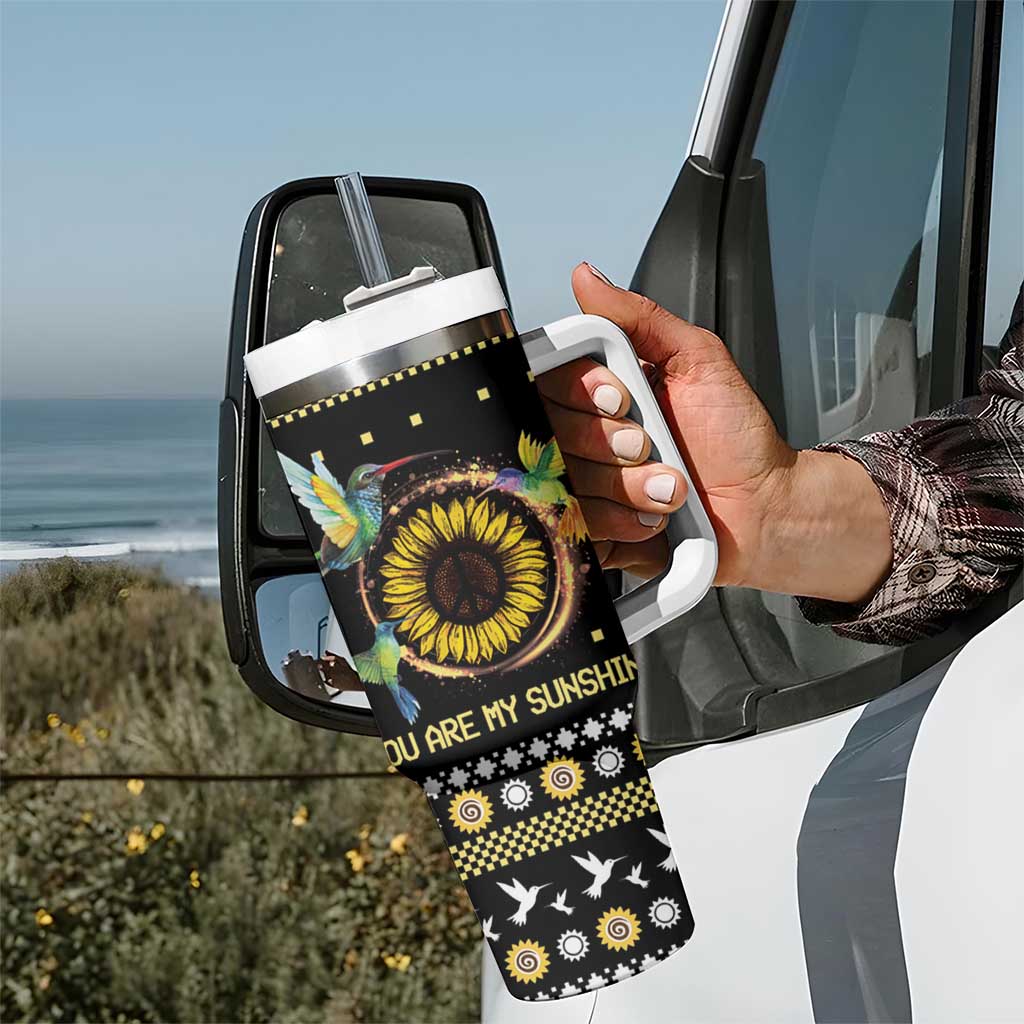 Hummingbird Sunflower Christmas You Are My Sunshine Custom Stanley Cup 40 oz 30 oz Tumbler With HandleTVC2301391 - Image 7