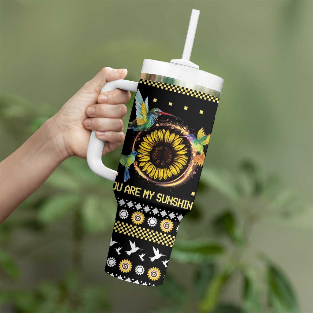 Hummingbird Sunflower Christmas You Are My Sunshine Custom Stanley Cup 40 oz 30 oz Tumbler With HandleTVC2301391 - Image 3