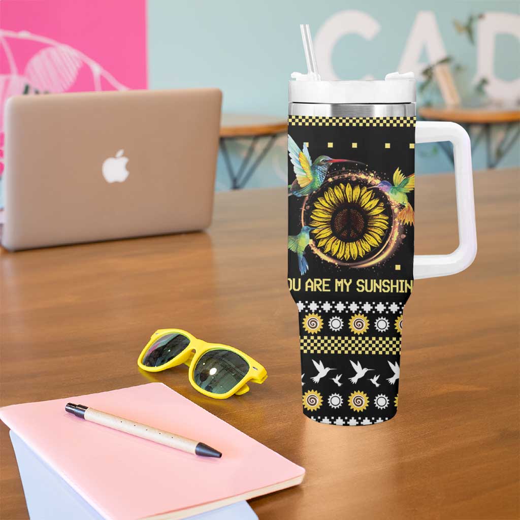 Hummingbird Sunflower Christmas You Are My Sunshine Custom Stanley Cup 40 oz 30 oz Tumbler With HandleTVC2301391 - Image 5