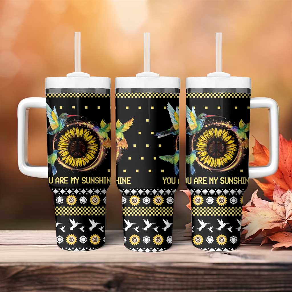 Hummingbird Sunflower Christmas You Are My Sunshine Custom Stanley Cup 40 oz 30 oz Tumbler With HandleTVC2301391 - Image 4