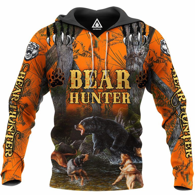 Hunter 3D All Over Print Hoodie, Zip Hoodie