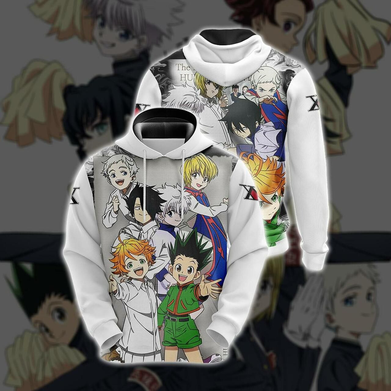 Hunter X Hunter Unisex 3D All Over Print Hoodie, Zip Hoodie