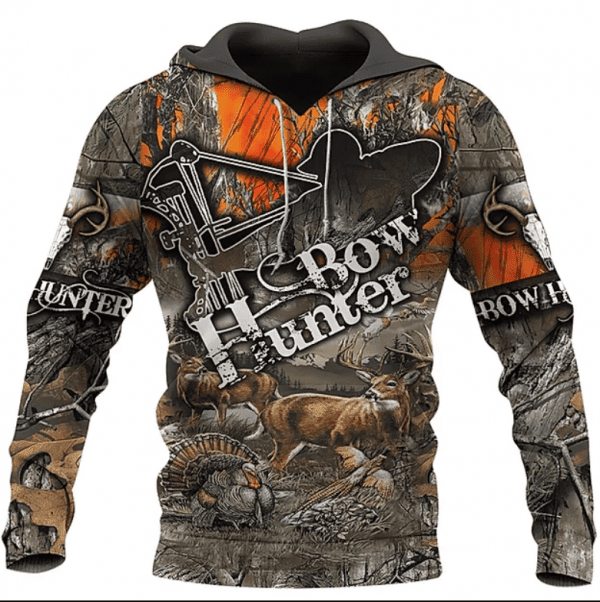 Hunteraholic 3D All Over Print Hoodie, Zip Hoodie