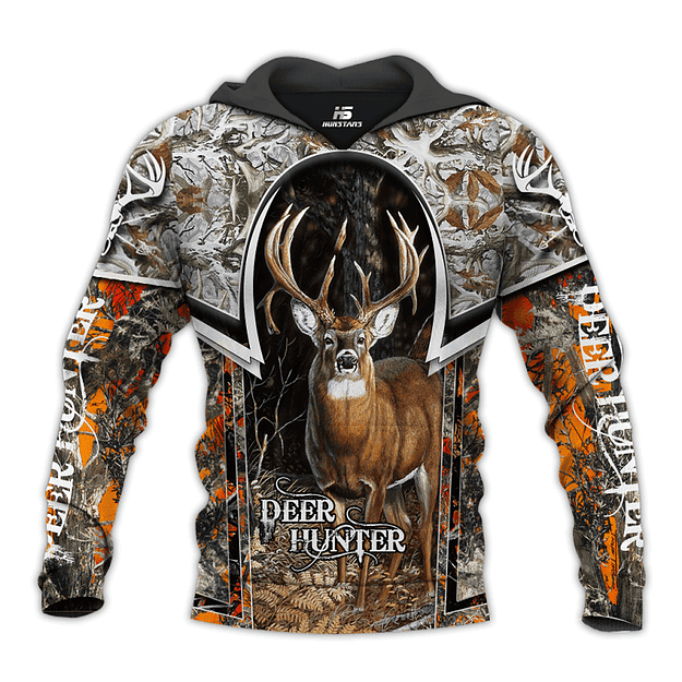 Hunteraholic 3D All Over Print Hoodie, Zip Hoodie