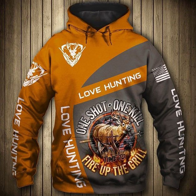 HUNTERS 3D All Over Print Hoodie, Zip Hoodie