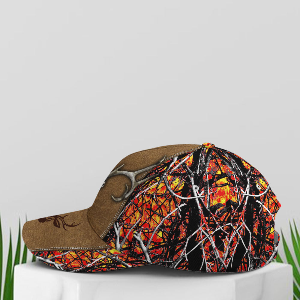 Hunting Camouflage Multicolor Deer Logo Baseball Cap Trucker Hats Custom Hats Gifts For Men & Women