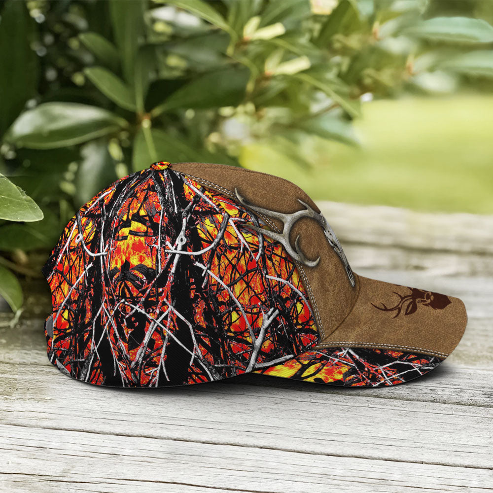 Hunting Camouflage Multicolor Deer Logo Baseball Cap Trucker Hats Custom Hats Gifts For Men & Women