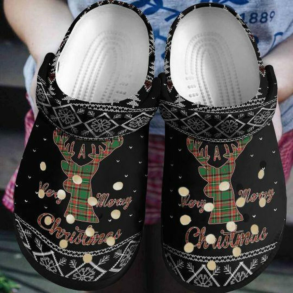 Hunting Christmas Personalized Bling Bling Gift For Lover Rubber clog Shoes Comfy Footwear